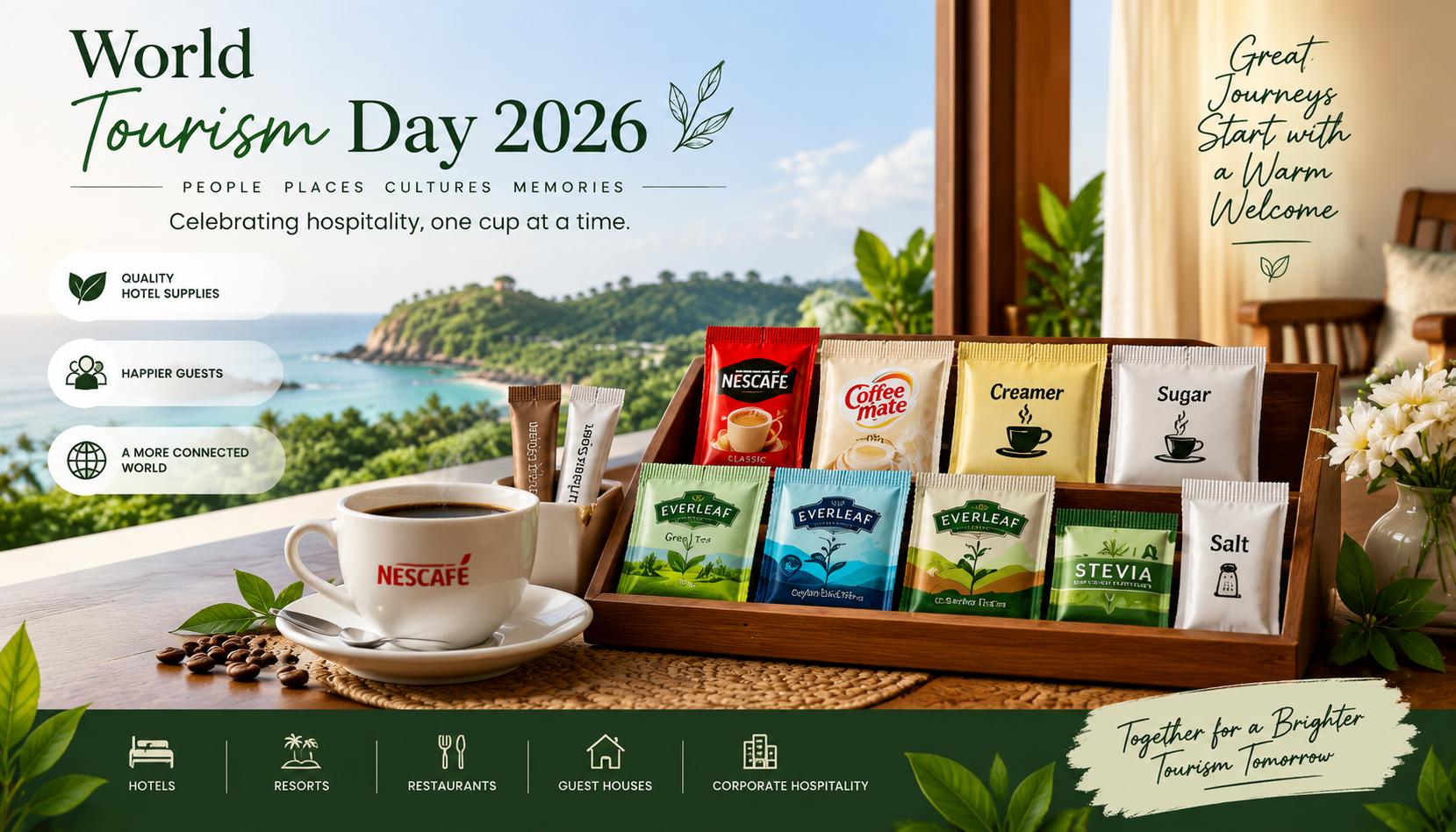 World Tourism Day 2026: Creating Memorable Guest Experiences Through Quality Hotel Confectionery Supplies